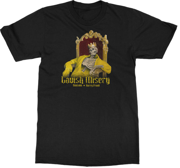 Ransom & Harry Fraud "Ransom & Harry Fraud  - “LAVISH MISERY” album artwork T-Shirt" T-Shirt