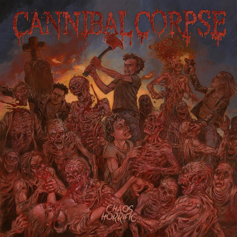 Cannibal Corpse "Chaos Horrific (Orange Marbled Vinyl)" 12"