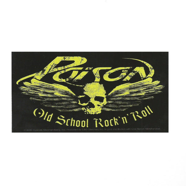 Poison "Old School Rock 'n' Roll" Stickers & Decals