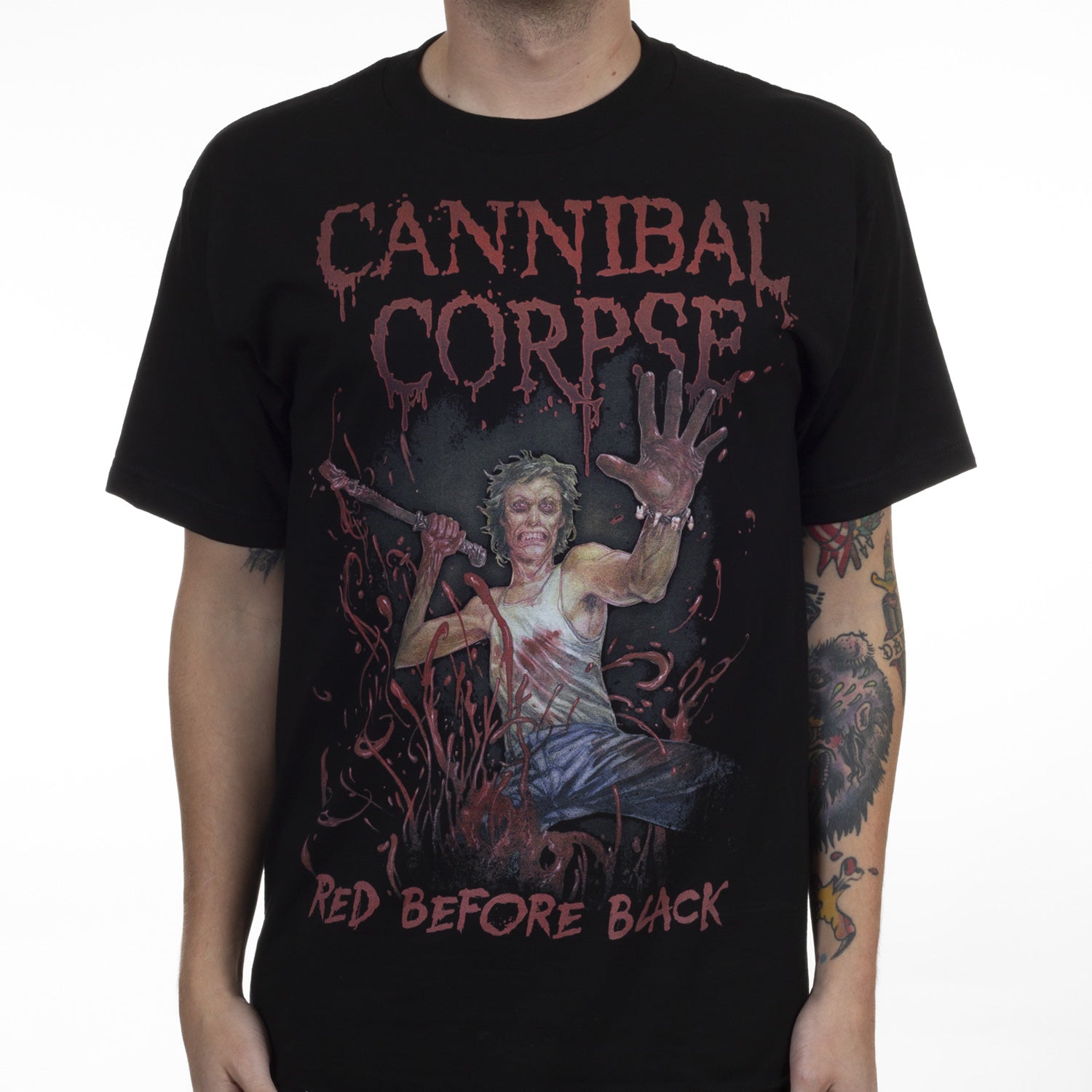 Mantle modstå bodsøvelser Cannibal Corpse "Red Before Black" T-Shirt