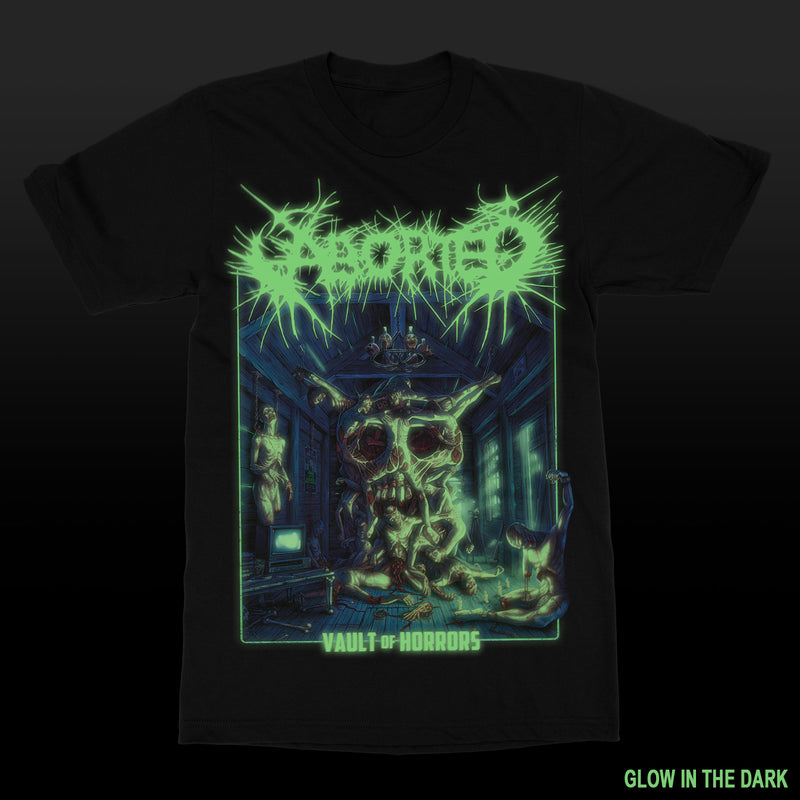 Aborted "Vault Of Horrors (Glow)" T-Shirt