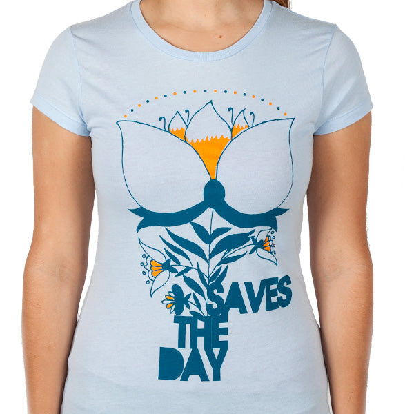 Saves The Day "Flower" Girls T-shirt