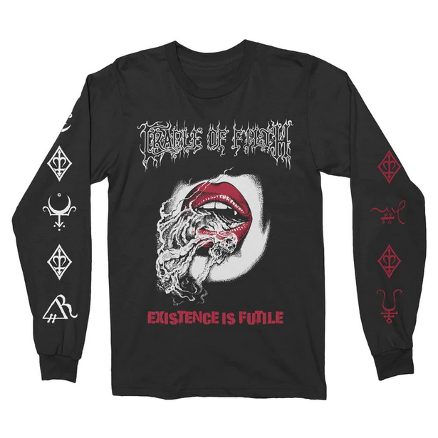 トップス cradle of filth long sleeve t-shirt Cradle_Of_Filth_Gilded_Black_L