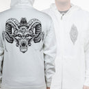 Unique Leader Records "Alrekr Demon/Jamie Christ Colab (White)" Zip Hoodie