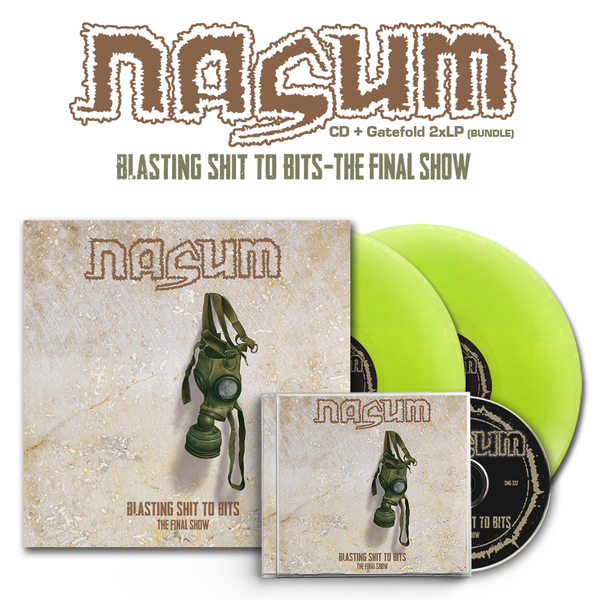 Nasum "Blasting Shit To Bits CD/2xLP Bundle" Bundle