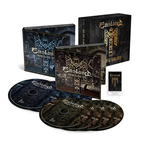 Enslaved "Cinematic Tour 2020 4x CDs + 4x DVDs (NTSC) Boxset" Limited Edition Boxset