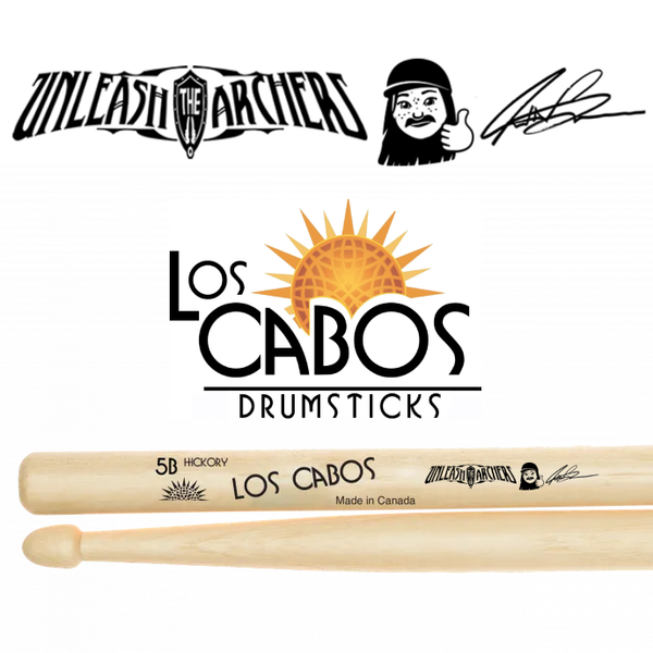 Unleash The Archers "Scott Buchanan Signature Los Cabos Hickory 5B Drum Sticks (Pair)" Drum Sticks