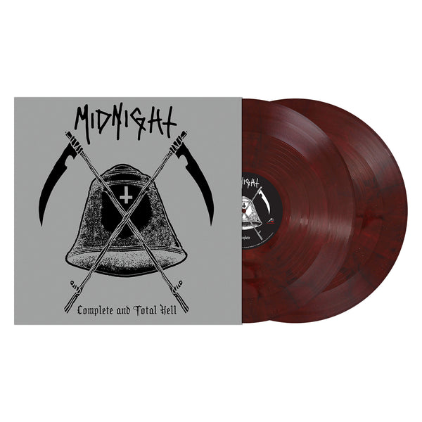 Midnight "Complete and Total Hell (Red / Black Marbled Vinyl)" 2x12"