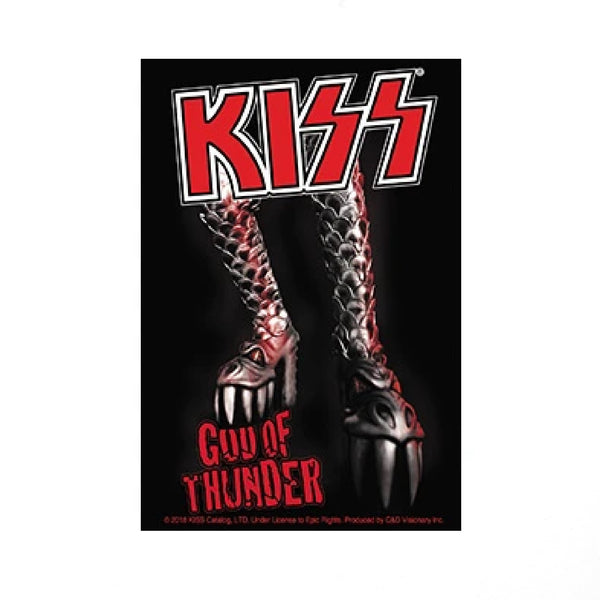 Kiss "God Of Thunder" Stickers & Decals