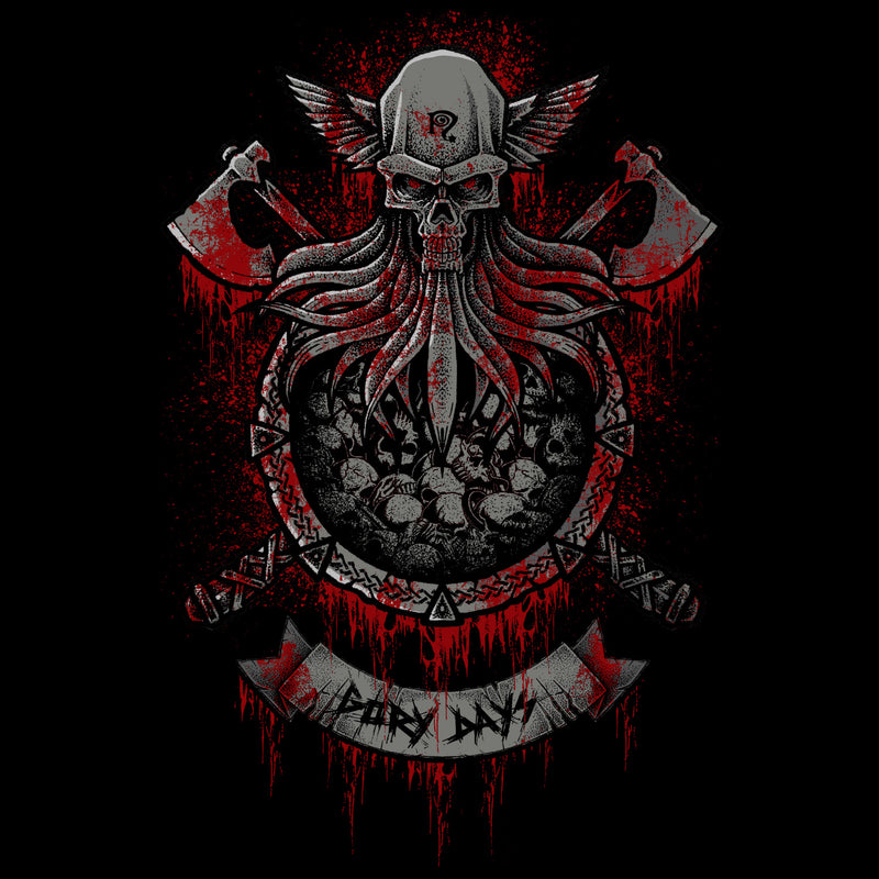 Necro "Gory Days Skull Axe" T-Shirt