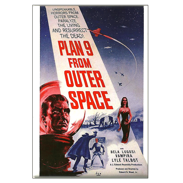 Plan 9 From Outer Space "Poster Art" Magnet