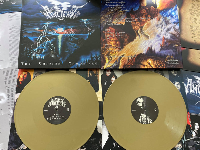 Ancient "The Cainian Chronicle (gold double vinyl)" Limited Edition 2x12"