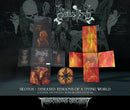 Dodsferd (Greece) "Skotos + Diseased Remnants... 12-Panel Inverted Cross-Shaped Digipak CD" Limited Edition CD