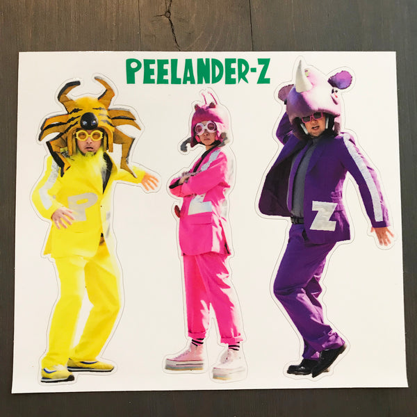 Peelander-Z "Sticker Sheet" Limited Edition Stickers & Decals