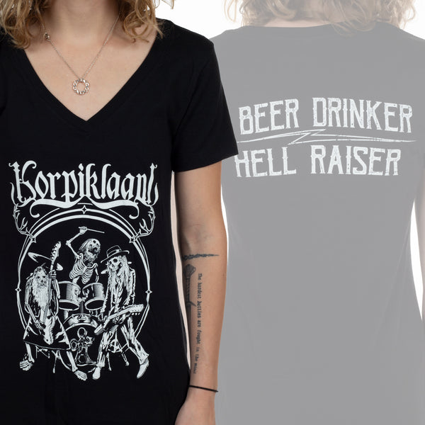 Korpiklaani "Hellraiser V-Neck" Girls T-shirt