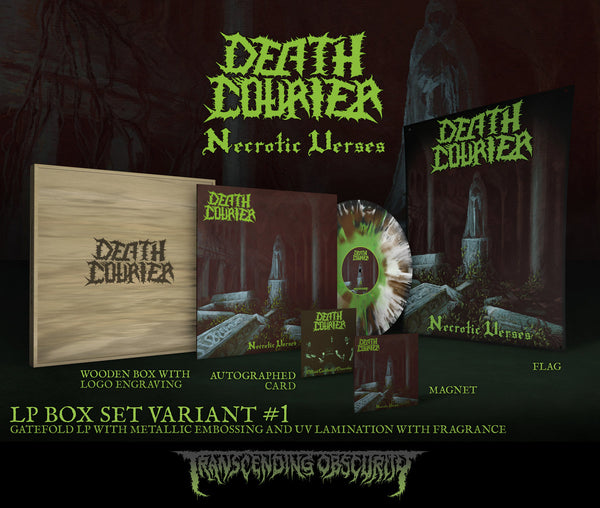 Death Courier (Greece) "Necrotic Verses Variant #1" Limited Edition Boxset