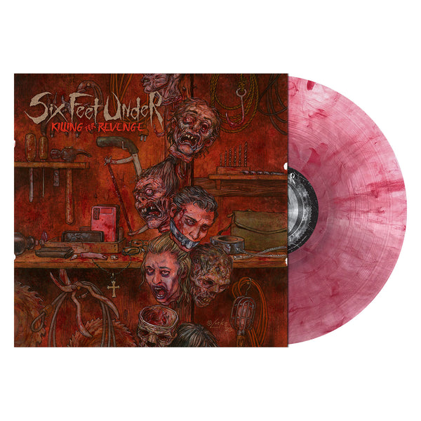 Six Feet Under "Killing for Revenge (Bloodshot Vinyl)" 12"