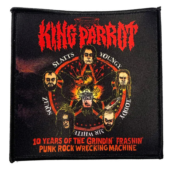 King Parrot "10 Years (Color)" Patch
