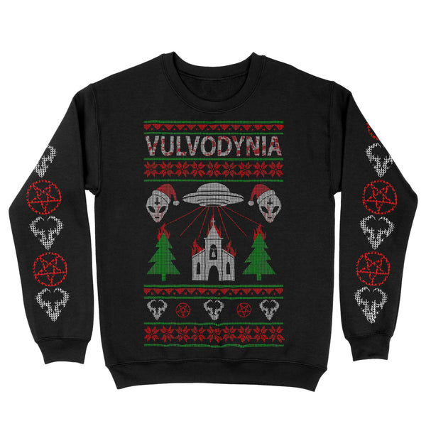 Vulvodynia "Holiday Sweater" Crewneck Sweatshirt