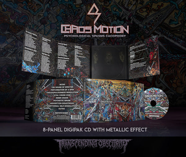 Chaos Motion (France) "Psychological Spasms Cacophony" Limited Edition CD