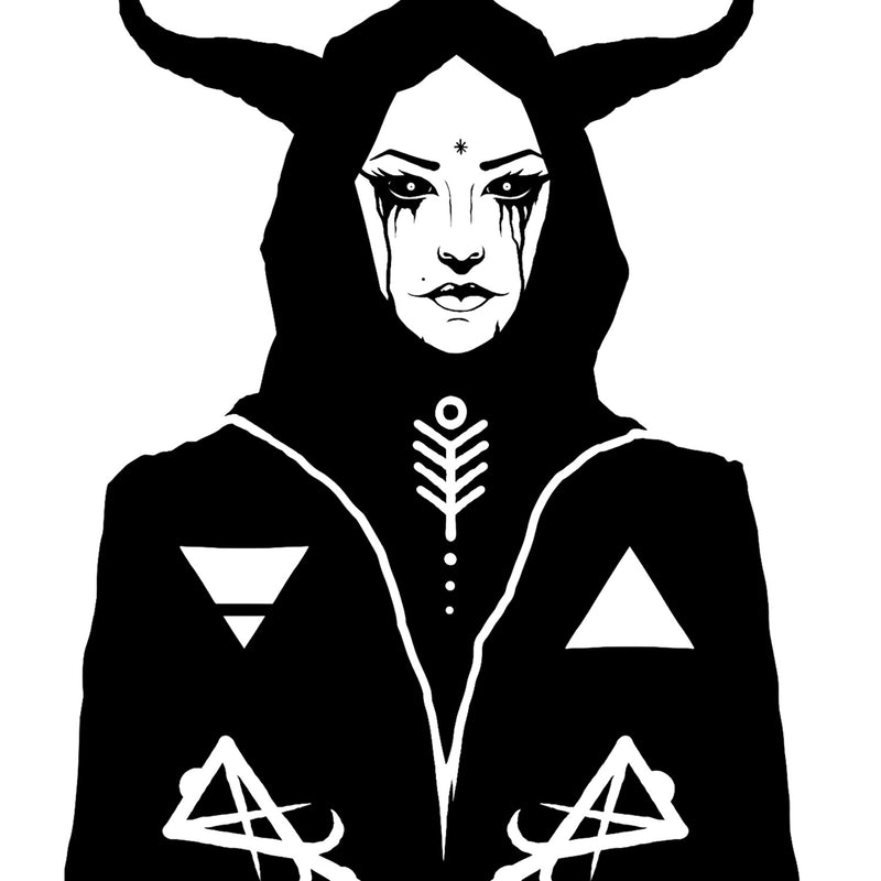 Necro "Occult Witch" Girls T-shirt