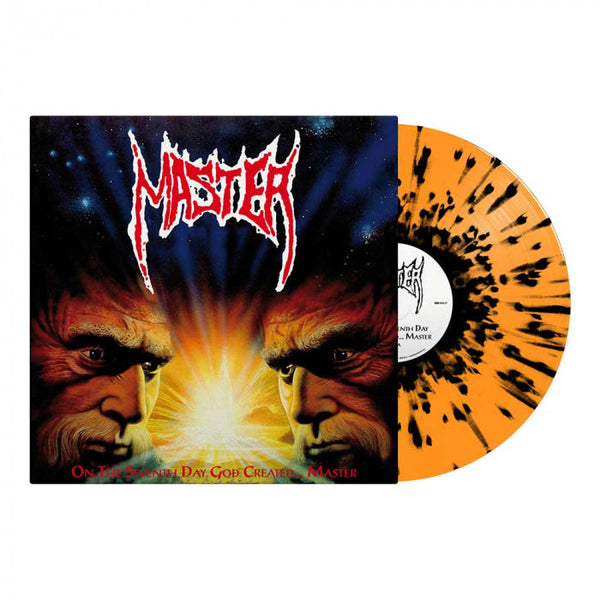 Master "MASTER - On The Seventh Day God Created... Master / ORANGE BLACK SPLATTER VInyl LP" 12"
