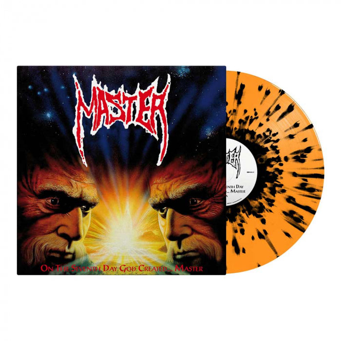 Master "MASTER - On The Seventh Day God Created... Master / ORANGE BLACK SPLATTER VInyl LP" 12"
