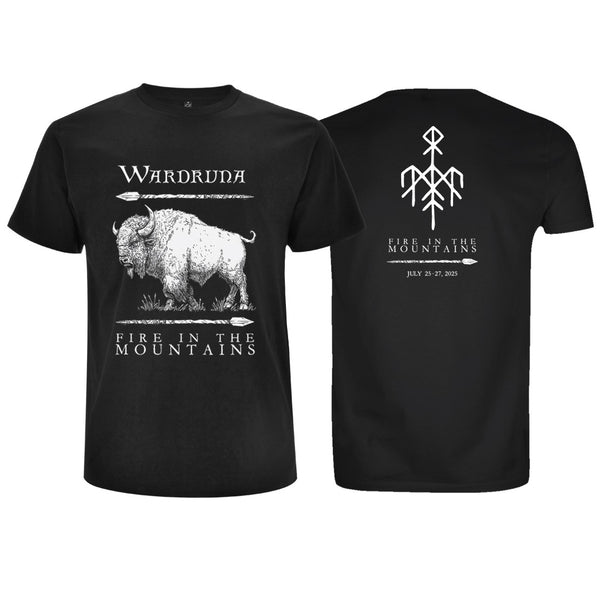 Wardruna "Fire in the Mountains Limited Festival Shirt" Limited Edition T-Shirt