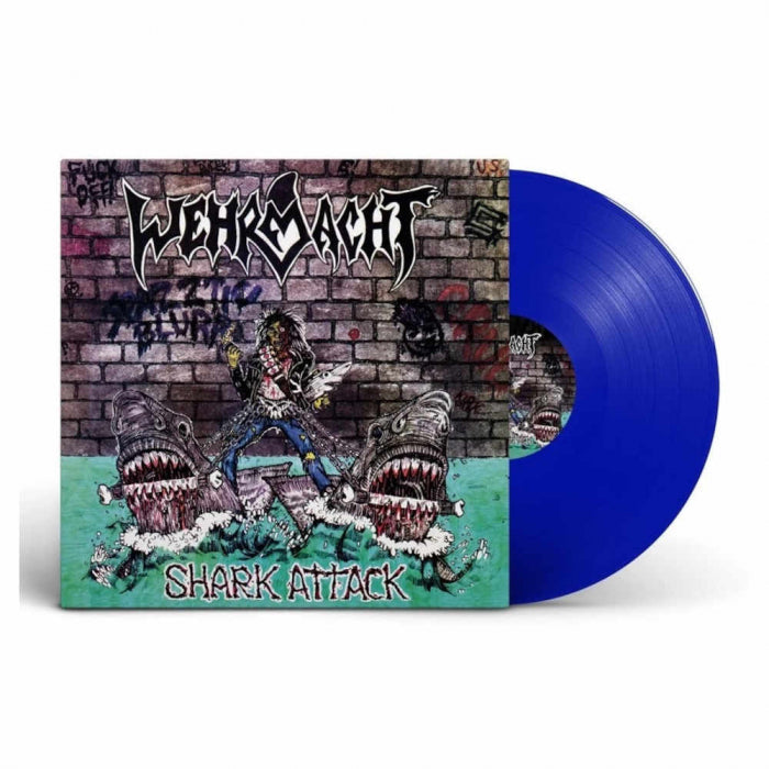 Wehrmacht "WEHRMACHT - Shark Attack / Blue LP" 12"