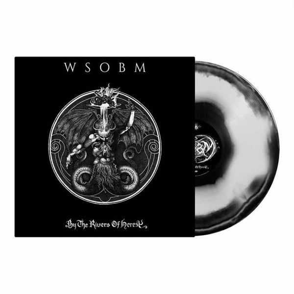WSOBM "WSOBM - By The Rivers Of Heresy / LIMITED EDITION Black White Merge Vinyl LP" 12"