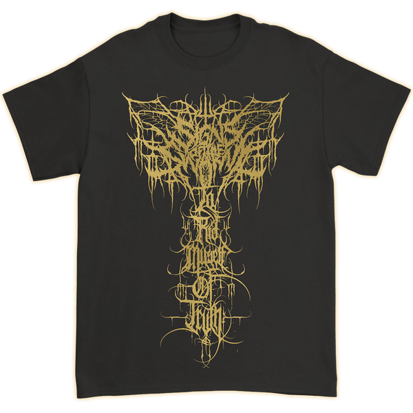 Signs of the Swarm "Gold Foil 'To Rid Myself of Truth' Logo Combo" T-Shirt