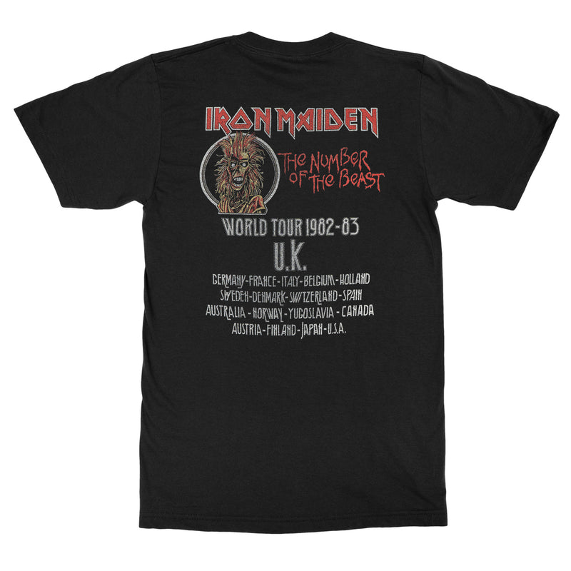 Iron Maiden "Number Of The Beast World Tour" T-Shirt