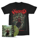 Aborted "The Necrotic Manifesto Marbled LP/Tee Bundle" Bundle