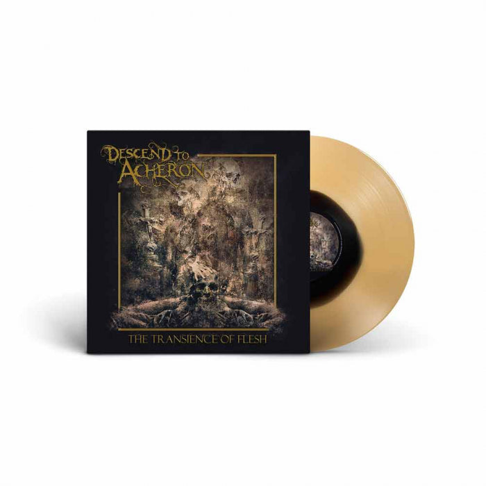 Descend To Acheron "DESCEND TO ACHERON - The Transience Of Flesh / Limited Edition Black In Beer Vinyl LP" 12"