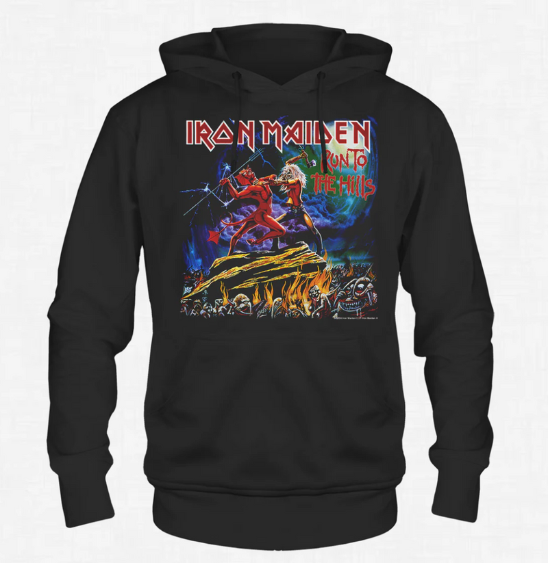 Iron Maiden "Run To The Hills" Pullover Hoodie