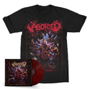 Aborted "La Grande Mascarade Red/Black LP/Tee Bundle" Bundle