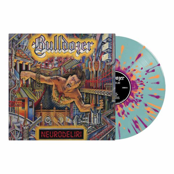 Bulldozer "BULLDOZER - Neurodeliri / Blue Purple Orange Splatter Vinyl LP" 12"