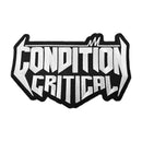 Condition Critical "Die-Cut Logo (White)" Patch