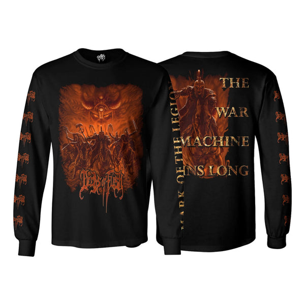 Deeds of Flesh "War Machine Runs Long" Longsleeve