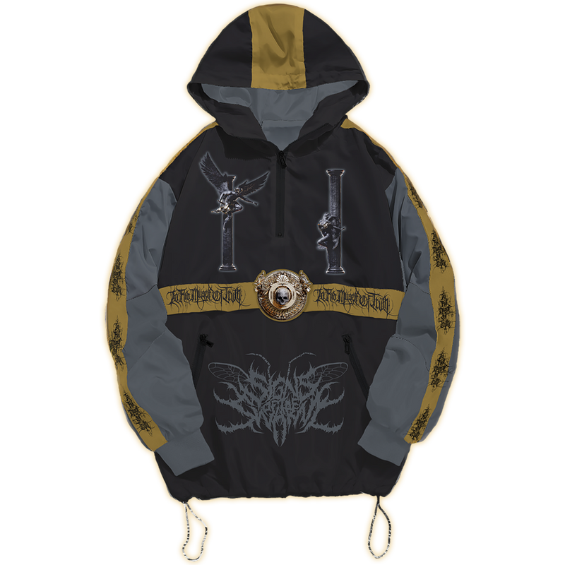 Signs of the Swarm "'To Rid Myself of Truth' All-Over Custom" Windbreaker