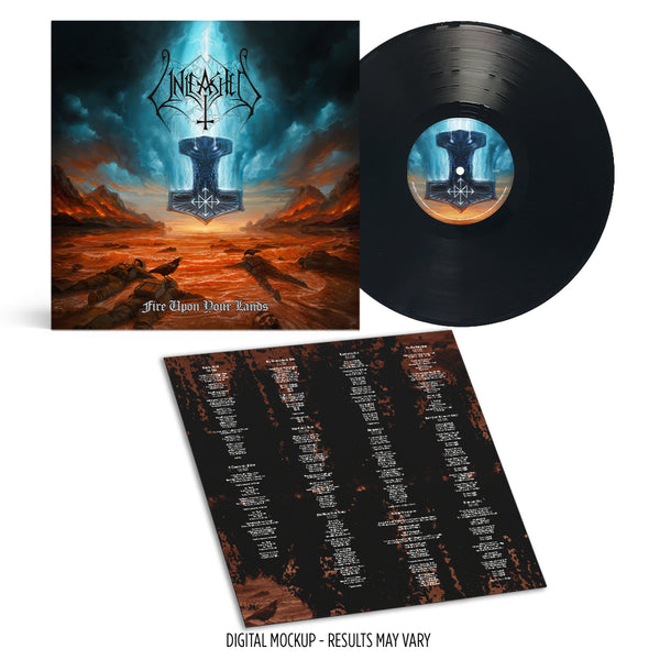 Unleashed "Fire Upon Your Lands (Black Vinyl)" 12"