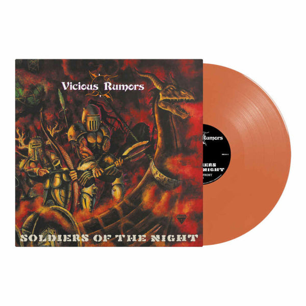 Vicious Rumors "VICIOUS RUMORS - Soldiers of the Night / Orange Vinyl LP" 12"