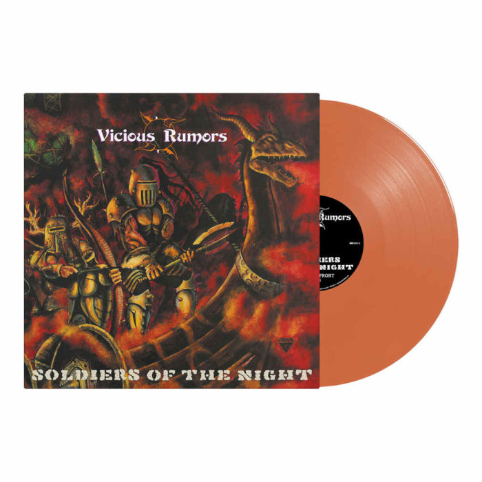 Vicious Rumors "VICIOUS RUMORS - Soldiers of the Night / Orange Vinyl LP" 12"