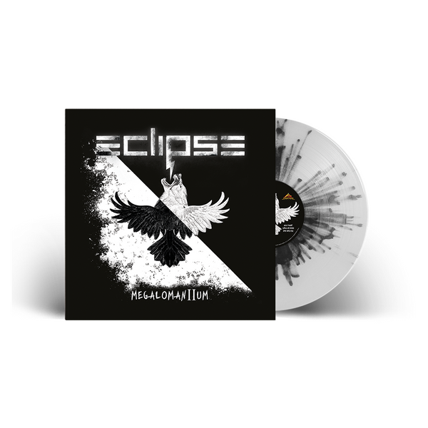 Eclipse "Megalomanium II" Crystal/Black Splatter 12"