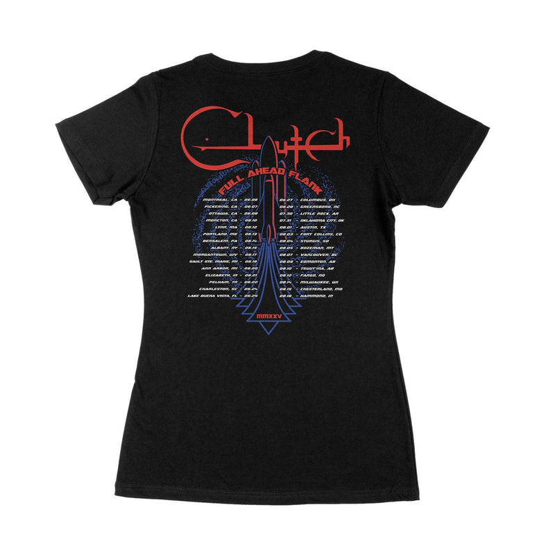 Clutch "Full Ahead Flank Tour" Girls T-shirt