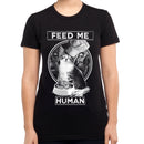 Skarewear "Feed Me Human" Girls T-shirt