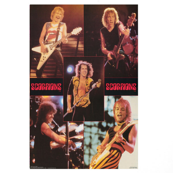 Scorpions "Vintage Live Collage" Poster