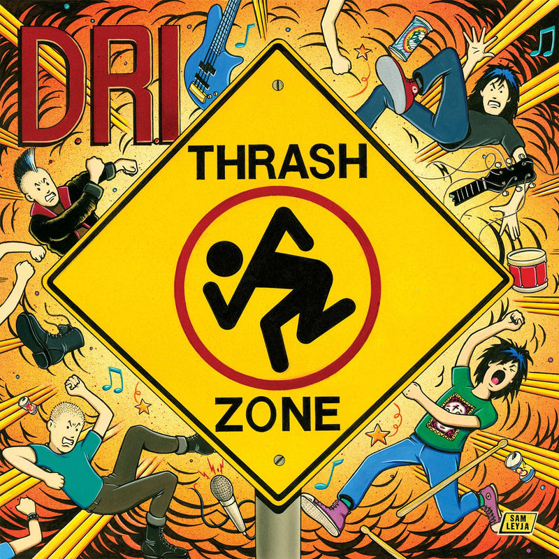 D.R.I. "Thrash Zone (Orange Splatter Vinyl)" 12"