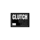 Clutch "Wasted Lands Text Rectangle Sticker" Stickers & Decals