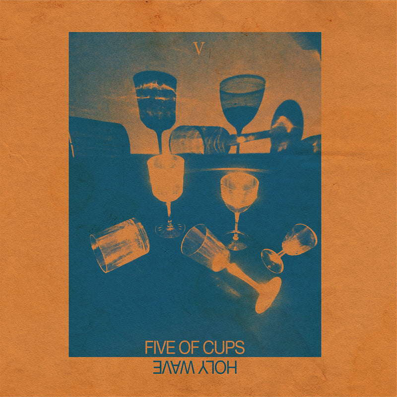 Holy Wave "Holy Wave - Five Of Cups (Fuzz Club Edition) - Half-Orange Crush & Half Royal Blue LP" 12